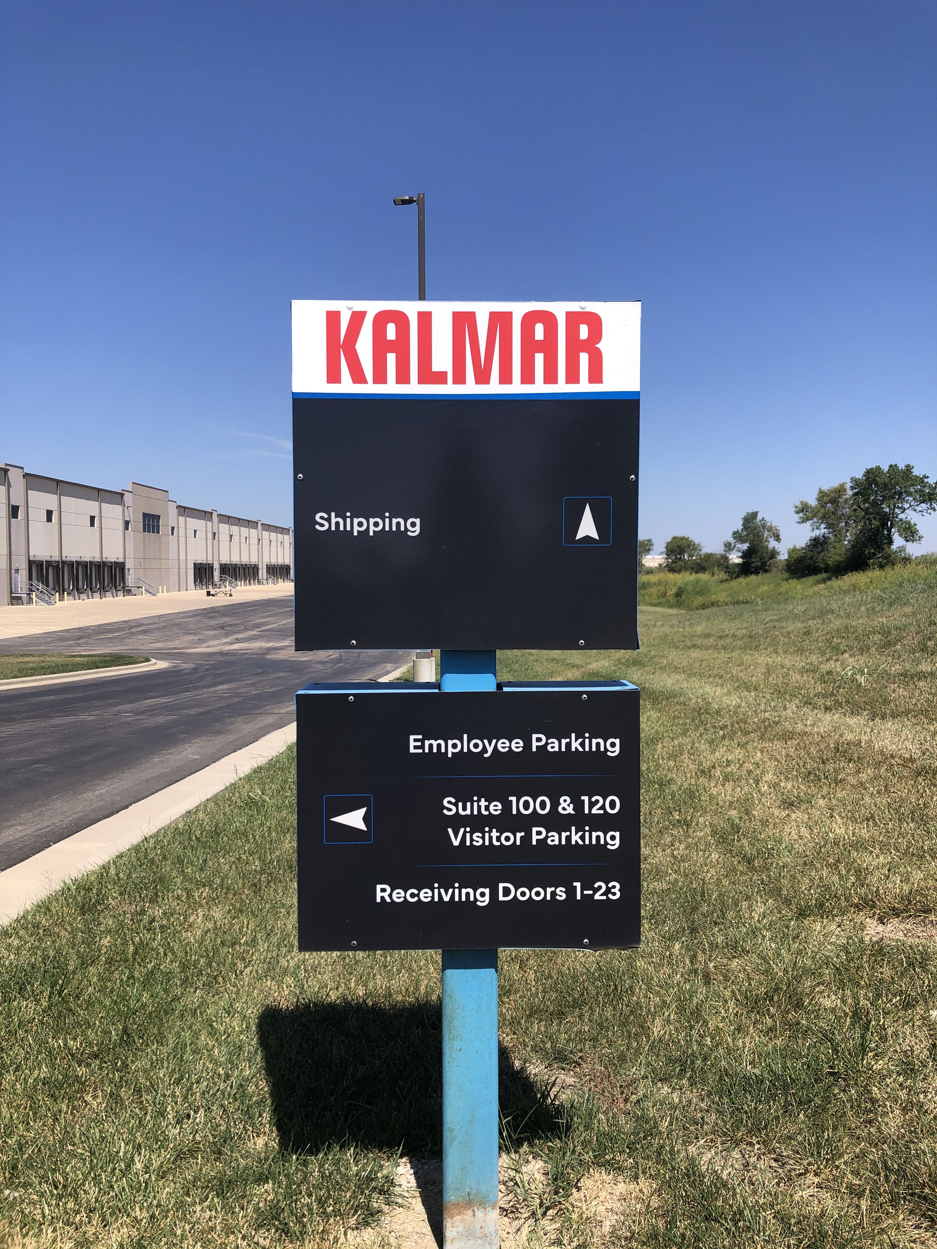 wayfinding sign for kalmar global 2